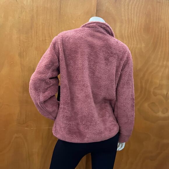 Classic Concepts Reversible Fleece Jacket Women's Mauve/Pink Full Zip Size L - Picture 3 of 8